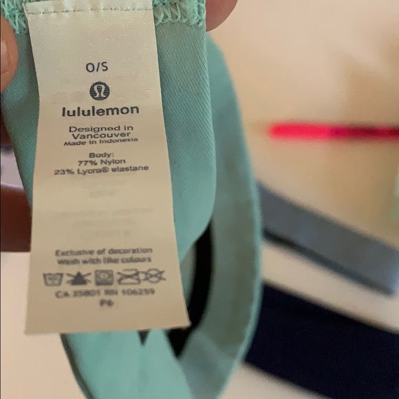 blue set of 3 lululemon headbands - Picture 4 of 5